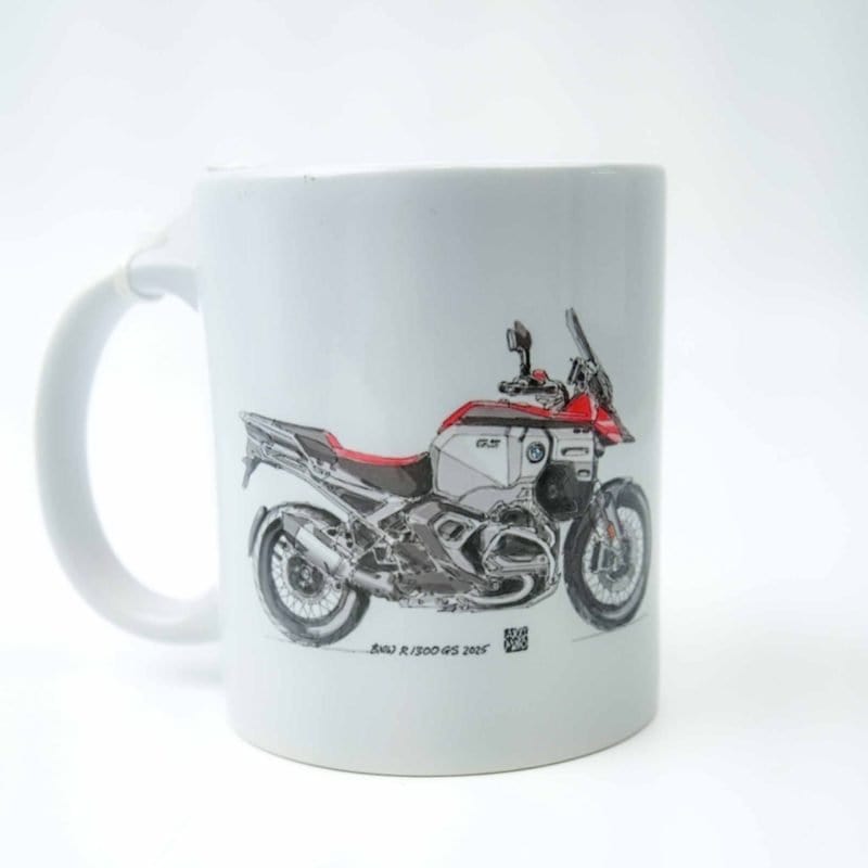 Dave Hendroff -BMW R1300 GS 2025 MUG (1) Dave Hendroff BMW R1300 GS 2025 MUG