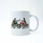 Dave Hendroff Motorcyclist Love Mug