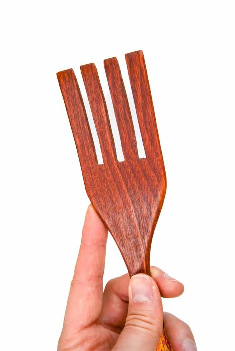 Mark & Erle Dutton. Western Australian Artist. Wood Artist. Salad Server Set.