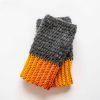 Orange and black