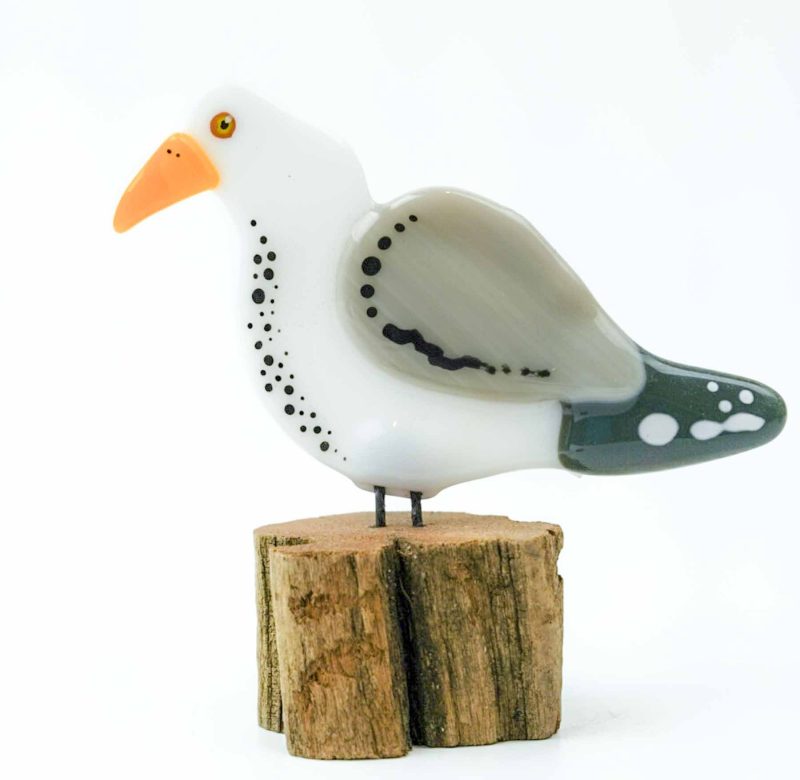 Glass Half Full-1 Glass half full seagull. Locally made Western Australian artist.