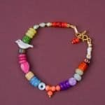 Natural Stone & Glass Bead Bracelet Handmade Bracelet. Luisa Nizamieva. Western Australian Jeweller. Natural Stones and Glass Beads.