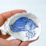 Oysters seashell -2 Annette Line-Ellis. Decoupage Oysters.