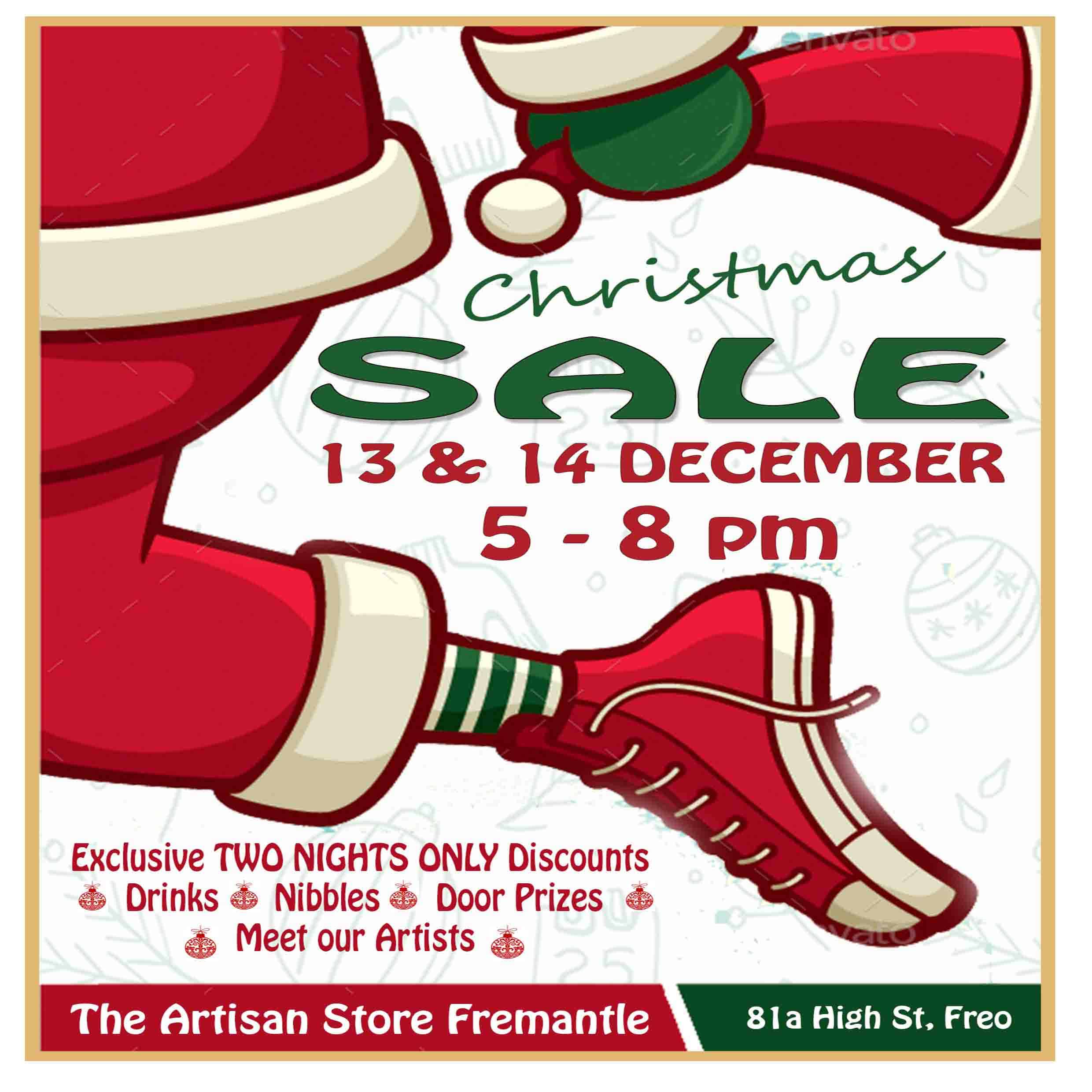The Artisan Store Fremantle Christmas Sale