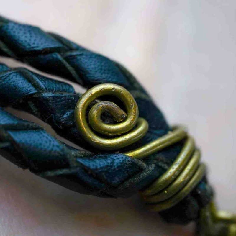 Oswaldo Paz. Western Australian Artist. Leather Woven Jewellery.