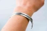Gent's Open Silver Bangle Fred Kuenzel (4)