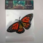 Monarch Butterfly Leadlight Sticker (1) Monarch Butterfly Leadlight Sticker by Serene Forest.