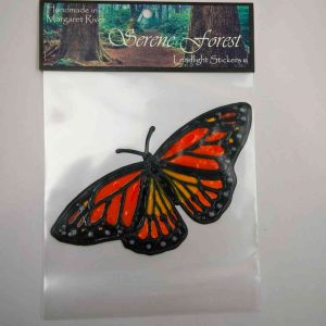 Monarch Butterfly Leadlight Sticker by Serene Forest.