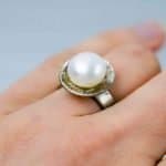 Sterling Silver and Pearl ring