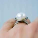 Sterling Silver and Pearl ring (2)