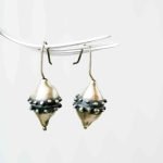 Silver cone arrings Felicity Peters (3)