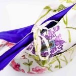 White floral bag purple lining (3)