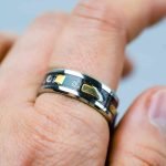stainless steel ring micro electronics inlay Noetic Domain (2)